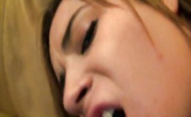 Horny latina with a sexy ass gets doggystyled